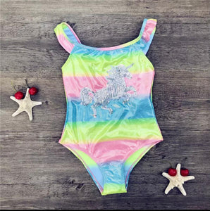 Rainbow unicorn Swimsuit