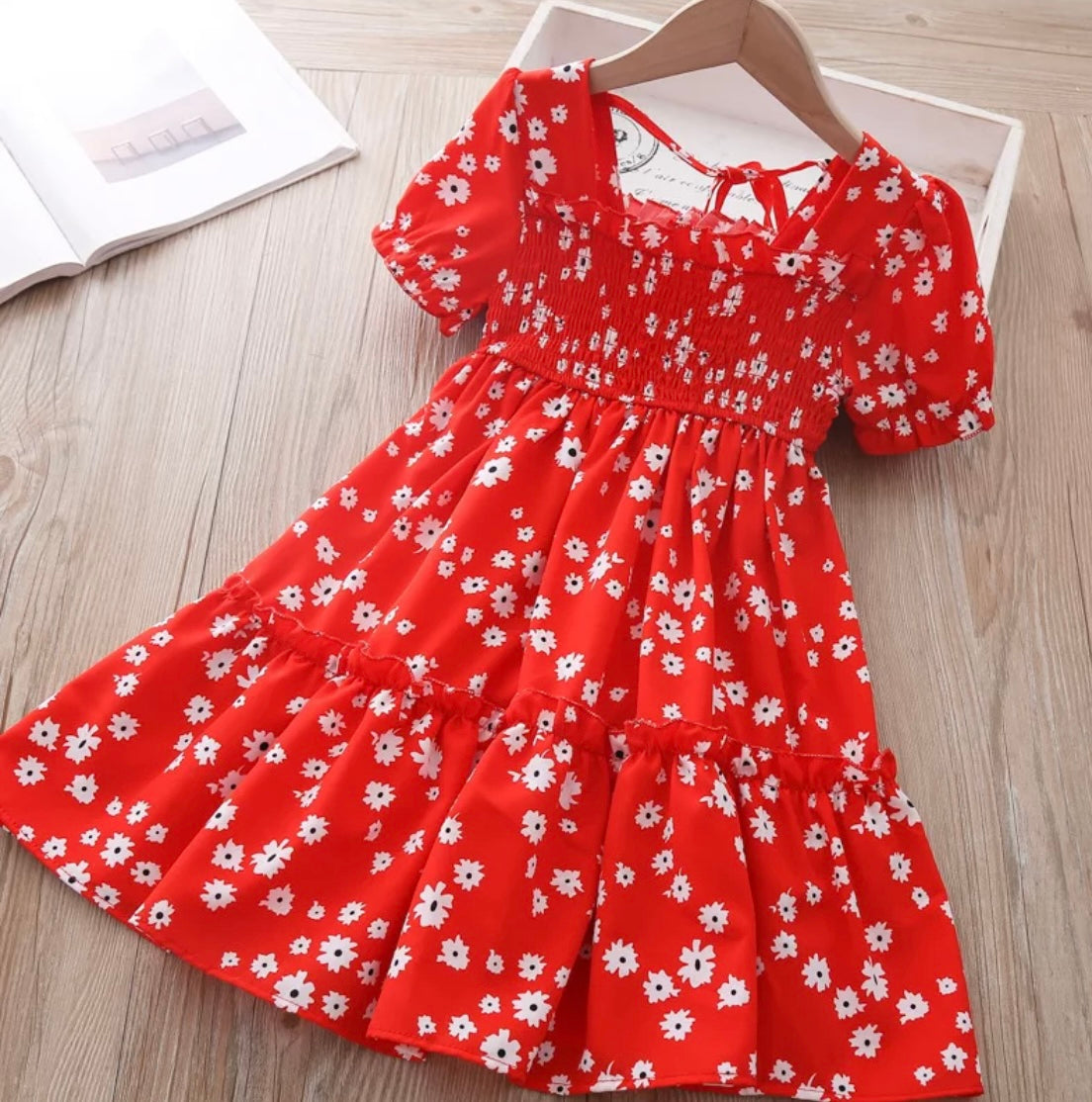 Flower Dress Red