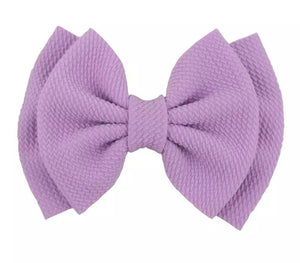 Large Bow Purple