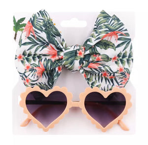 Bow and Sunglasses Set