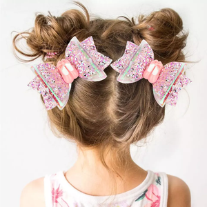 Sparkly Bow Light Pink