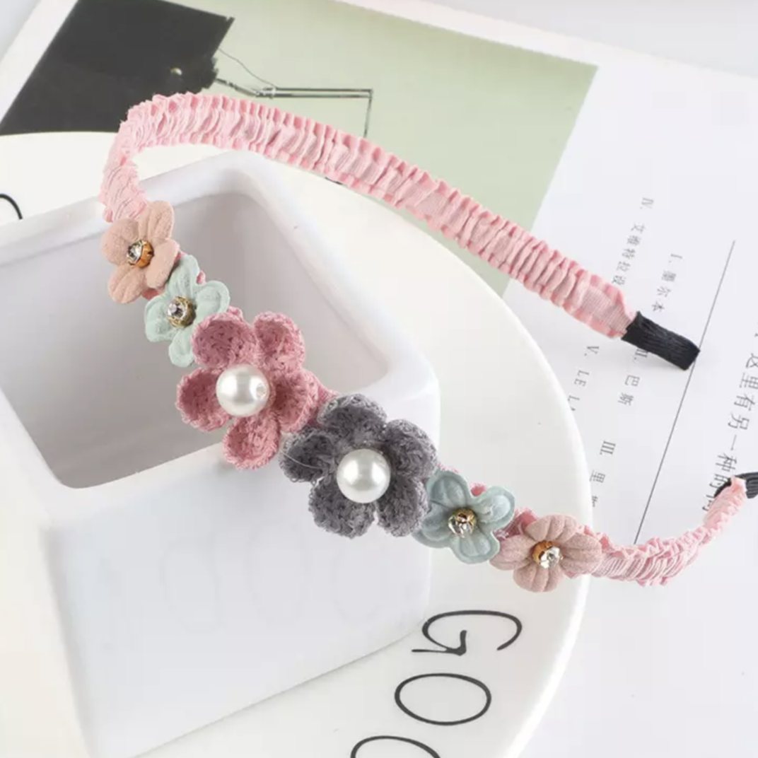 Flower Headband Pink